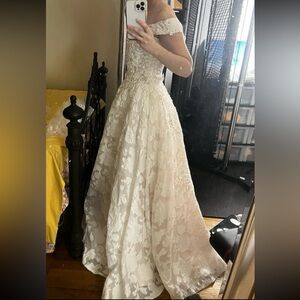 NWT Baby Pink Romance Couture Ball Gown Dress US 4